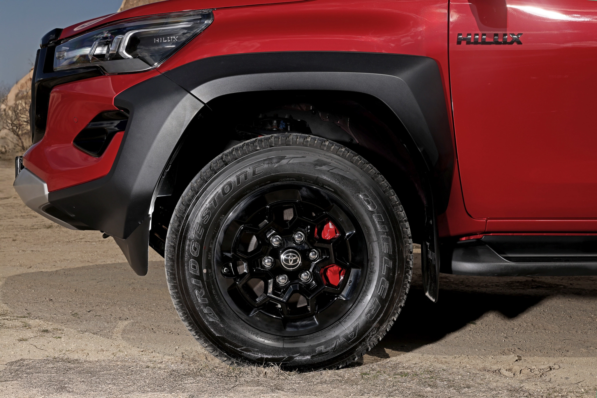 2025 Hilux GR Sport ll Red Exterior 014